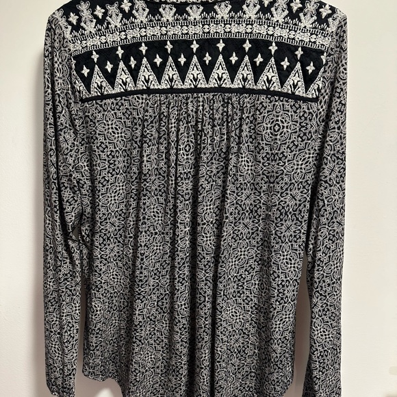 Lucky brand blouse size L - Picture 2 of 5